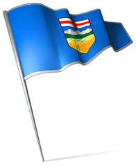 Flag pin - Alberta (Canada)