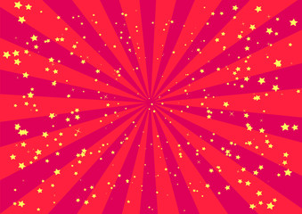 Pastel color swirl with stars