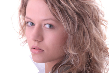 Fototapeta premium Young blond student girl