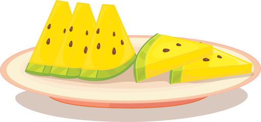 yellow watermelon