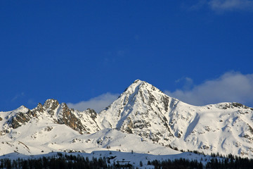 Snow covered mountains