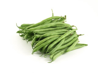 Green beans, isolated.