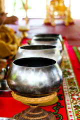 Thai temple interior.