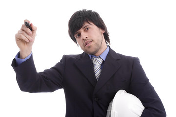 Business man, full of new ideias