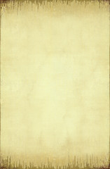 grunge ribbed paper background with burned rough edge