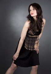 Fototapeta premium brunette woman