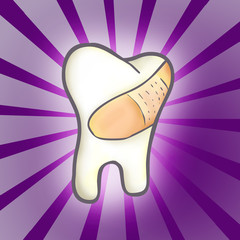 Groovy Treated Tooth