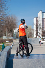 Obraz premium bicyclist1