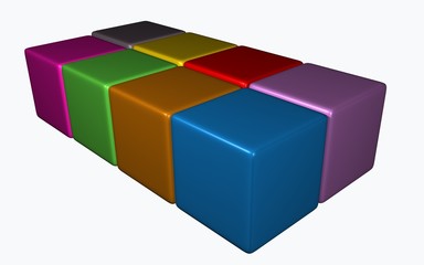 Colorful Cubes