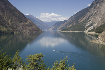 Fototapeta premium Panoramic View of Seton Lake
