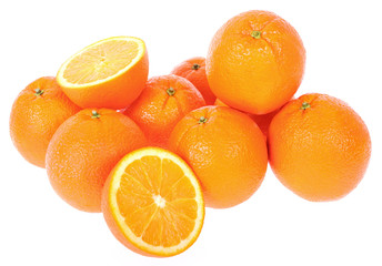 Bunch of Fresh Oranges