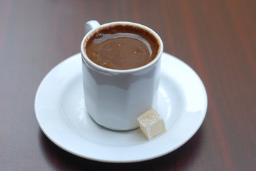 turkish coffee with turkish delight