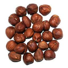 nuts heap composition background