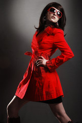 Attractive / Funky 60's retro woman