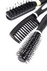 three hairbrushes