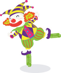 Naklejka premium clown series