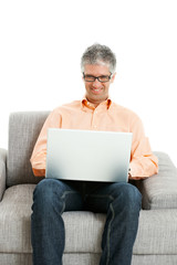 Man working on computer