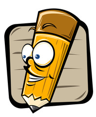 cartoon pencil
