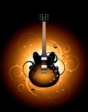 the fire guitar