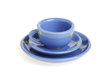 blue cups
