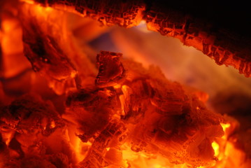 fiery tongues of flame