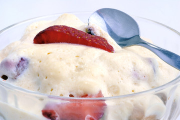 Chantilly et fraises