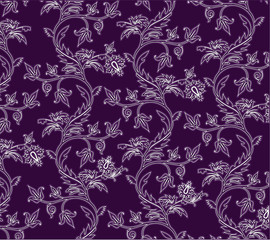 Retro floral ornament