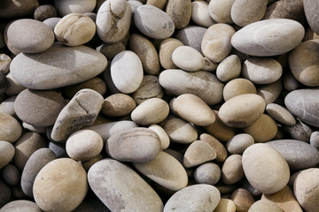 Pebble stones in different shapes