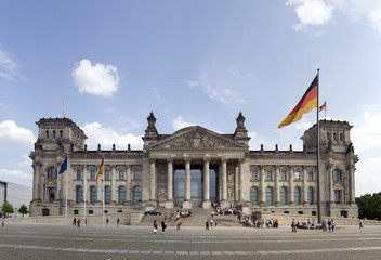 reichstag, sitz des bundestages, in berlin