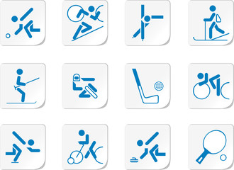 Set on sports subjects