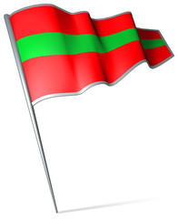 Flag pin - Transnistria