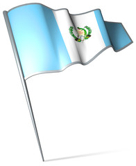Flag pin - Guatemala