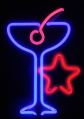 Neon cocktail