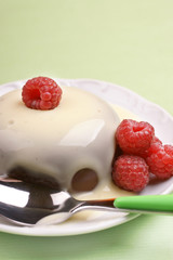Chocolate blancmange