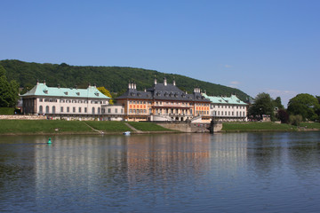 Fototapeta na wymiar Schloss Pillnitz Dresden