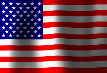 Naklejka premium American flag