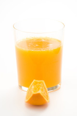 a delicious freshness orange juice