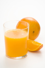 a delicious freshness orange juice