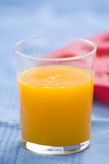a delicious freshness orange juice