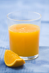 a delicious freshness orange juice
