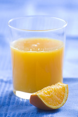 a delicious freshness orange juice