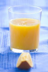 a delicious freshness orange juice