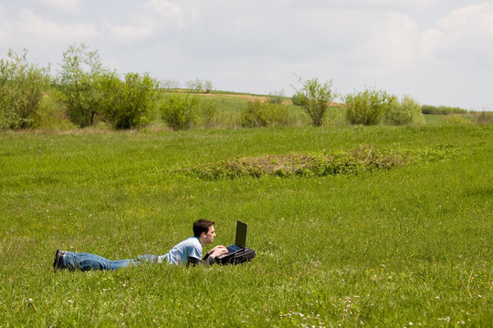 outdoor office concept