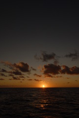 コルテス海の夕日