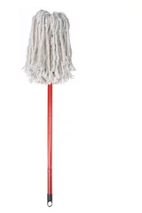 Fotobehang Large Mop Upside Down Isolated on White © Katrina Brown