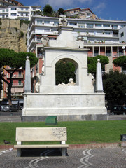 Obraz premium Fontana del Sebeto in Largo Sermoneta - Posillipo Napoli