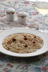 Risotto ai funghi chiodini - Primi piatti del veneto