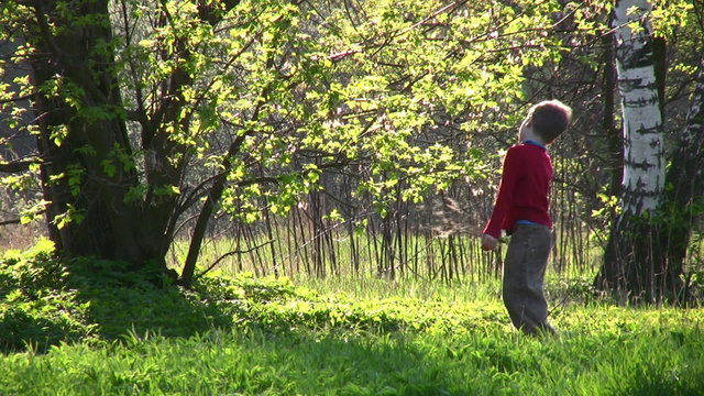 child in park