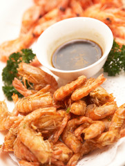 chinese food - cooded shrimps