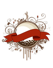 Grunge Golf Banner